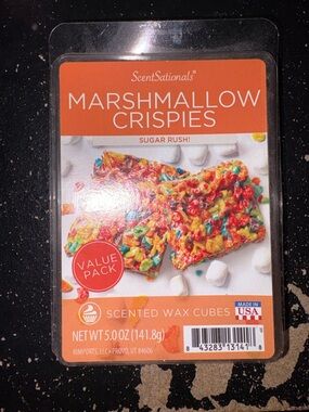 ScentSationals Marshmallow Crispies Scented Wax Cubes - Orange